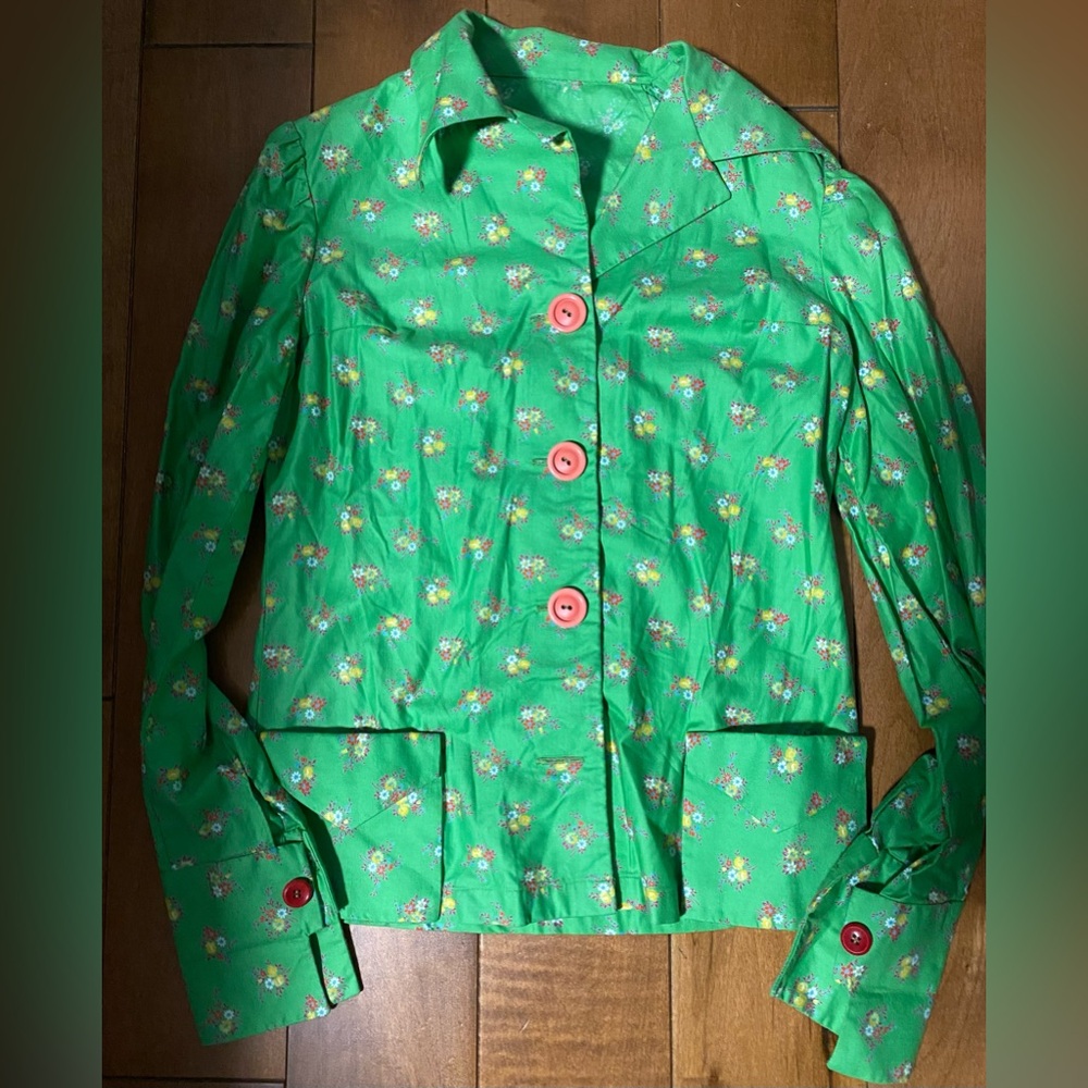 Flowers power jacket from Scotland 🏴󠁧󠁢󠁳󠁣󠁴󠁿